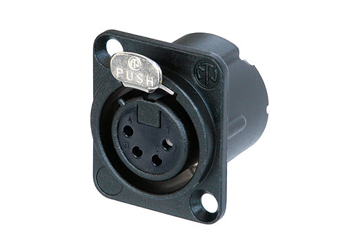 Neutrik NC4FD-LX-BAG 4 Pole Female Receptacle