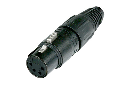 Neutrik NC4FX-B 4 Pole Female Cable Connector