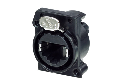 Neutrik NE8FAV-C5 Vertical PCB Mount RJ45 Receptacle