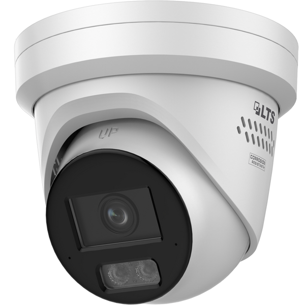 LTS CMIP3CD42WI-28LAISP 4MP AI Color 24/7 Turret Camera with Active Deterrence