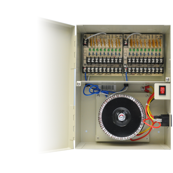 LTS DV-AC2412A-D10 18 Channel 12A Power Supply