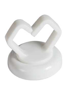 MagDaddy 62401 1/2" White Cable Holders, 10 Pack