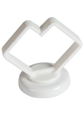 MagDaddy 62415 1" White Cable Holders, 10 Pack