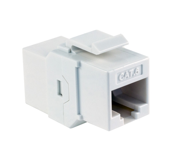 Vertical Cable 302-KCJ/WH Cat6 White Keystone Coupler