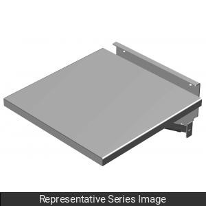 Hammond Manufacturing FDS1212LG RAL 7035 Light Gray Fold Down Shelf