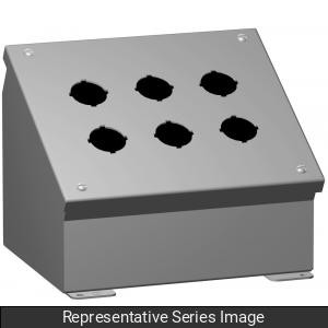 Hammond Manufacturing 1490D4 Type 12 Mild Steel Pushbutton Enclosure