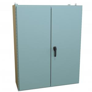Hammond Manufacturing 1422B16 Type 12 Mild Steel Two Door Floormount Enclosure