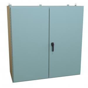 Hammond Manufacturing 1422D24 Type 12 Mild Steel Two Door Floormount Enclosure