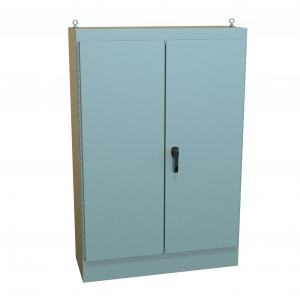 Hammond Manufacturing 1418ZW18 Type 12 Mild Steel Two Door Freestanding Enclosure