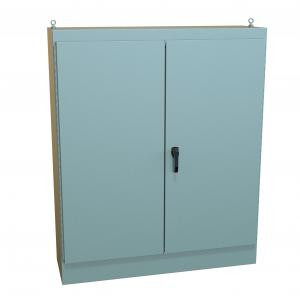 Hammond Manufacturing 1418ZX18 Type 12 Mild Steel Two Door Freestanding Enclosure