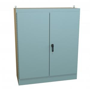 Hammond Manufacturing 1418ZX24 Type 12 Mild Steel Two Door Freestanding Enclosure
