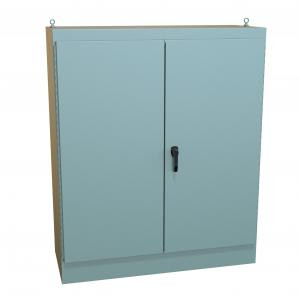 Hammond Manufacturing 1418ZXD24 Type 12 Mild Steel Two Door Freestanding Enclosure