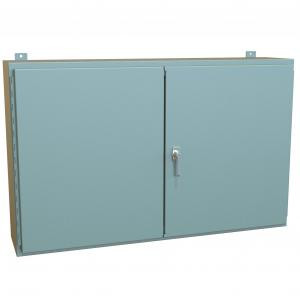 Hammond Manufacturing 1422RW10 Type 12 Mild Steel Two Door Wallmount Enclosure