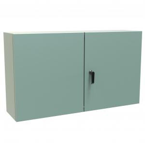Hammond Manufacturing EN4TD244210GY Type 12 Mild Steel Two Door Wallmount Enclosure