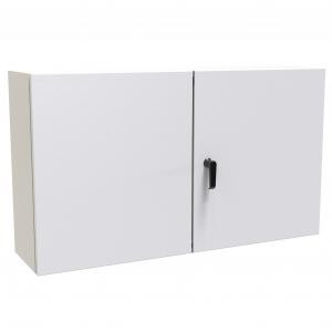 Hammond Manufacturing EN4TD244210LG Type 12 Mild Steel Two Door Wallmount Enclosure