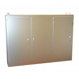 Hammond Manufacturing 3UHD7210118N4SS Type 12 Stainless Steel Three-Door Freestanding Disconnect Enclosure
