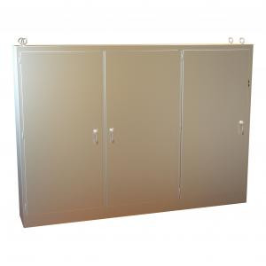Hammond Manufacturing 3UHD8411918N4SS Type 12 Stainless Steel Three-Door Freestanding Disconnect Enclosure