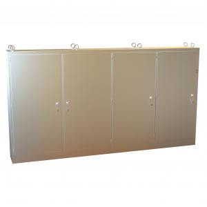 Hammond Manufacturing 4UHD8415718N4SS Type 12 Stainless Steel Three-Door Freestanding Disconnect Enclosure
