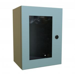 Hammond Manufacturing EN4SD16128WGY Type 4 Hinge Door Mild Steel Wallmount Window Enclosure