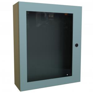 Hammond Manufacturing EN4SD24206WGY Type 4 Hinge Door Mild Steel Wallmount Window Enclosure