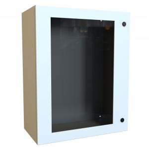 Hammond Manufacturing EN4SD302412WLG Type 4 Hinge Door Mild Steel Wallmount Window Enclosure