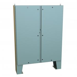 Hammond Manufacturing 1422N4E12FQT Type 4 Mild Steel Two Door Floormount Enclosure