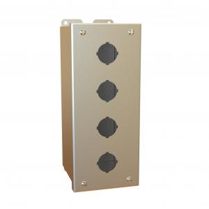 Hammond Manufacturing 1437MS16D Type 4, 4X Stainless Steel Pushbutton Enclosure