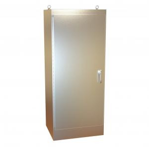 Hammond Manufacturing HN4FS723024DASS Type 4X Continuous Hinge Door Stainless Steel Dual Access Freestanding Enclosure
