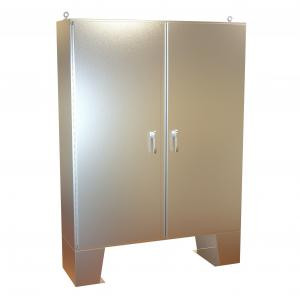 Hammond Manufacturing HN4FM726018SS Type 4X Continuous Hinge Door Stainless Steel Two Door Floormount Enclosure