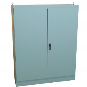 Hammond Manufacturing 1418BYD24 Type 12 Mild Steel Two Door Freestanding Enclosure