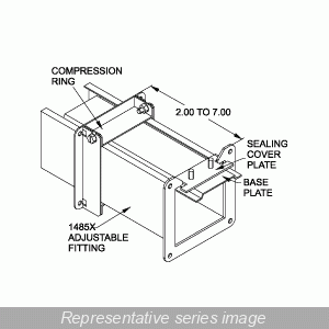 Hammond Manufacturing 1485BX Adjustable Fitting