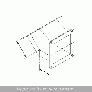 Hammond Manufacturing 1487C4P 45 Degree Elbow