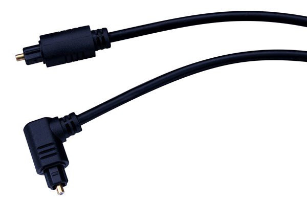 Vanco TOSRA06X 6ft. Right Angle Toslink Cable