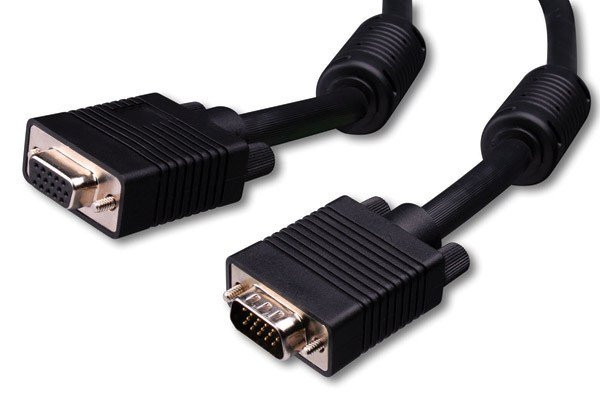 Vanco VGA-VGA-35PLMFX 35ft. Plenum Rated High Resolution S-VGA Male to Female Cable