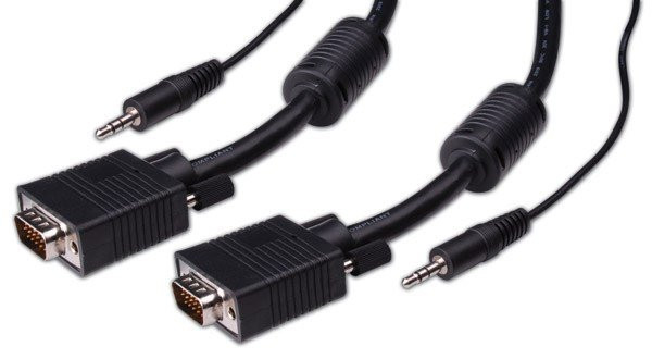 Vanco VGAA-35X 35ft. S-VGA with Audio Cable