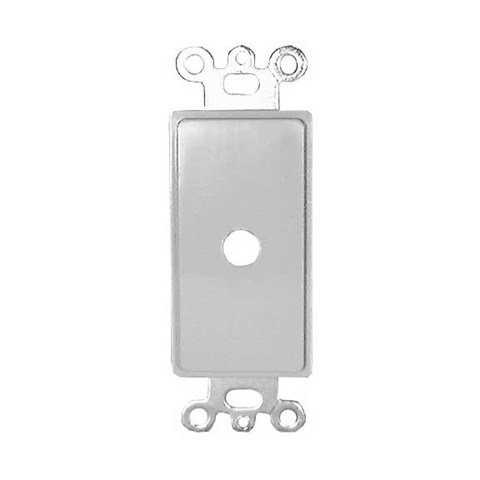 Vanco 280300 Decor Style Multi-Media Blank Wall Plate Inserts, 3 Pack