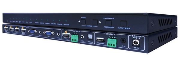 Vanco EVSW1061 Evolution 6x1 Multi-Format Scaler Switcher