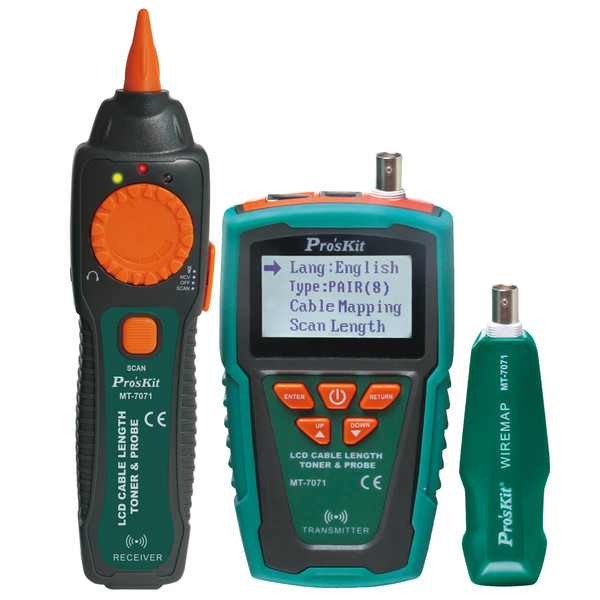 Pro'sKit MT-7071 LCD Cable Length Toner & Probe Kit