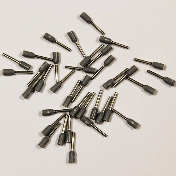 Eclipse 701-088 Gray AWG 28-26 6mm Barrel Wire Ferrule, 500 Pack