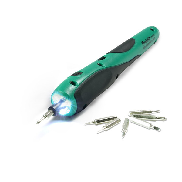 Pro'sKit PT-036U 3.6V USB Rechargeable Cordless Screwdriver