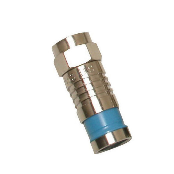 Eclipse 705-002-BU-50 RG6 Quad F-Connector, 50 Pack
