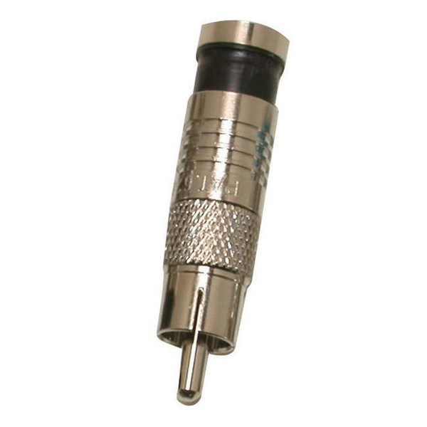 Eclipse 705-005-BK-20 RG6 Black RCA Compression Connector, 20 Pack