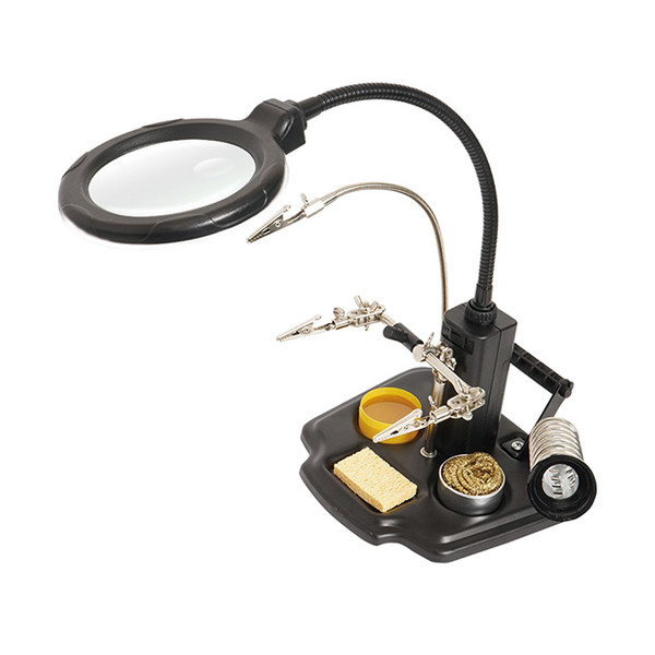 Pro'sKit SN-396 LED Maginifier Soldering Helping Hands