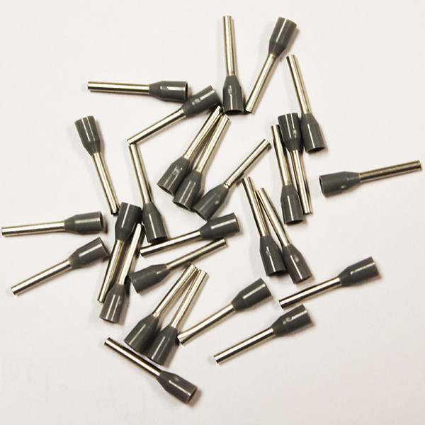 Eclipse 701-131 Gray AWG 20 10mm Barrel Wire Ferrule, 500 Pack