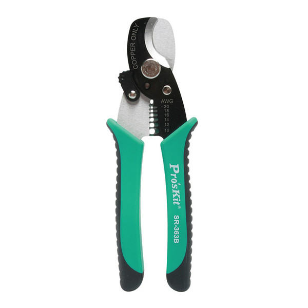 Pro'sKit SR-363B 2-in-1 Round Cable AWG 20-10 Cutter/Stripper