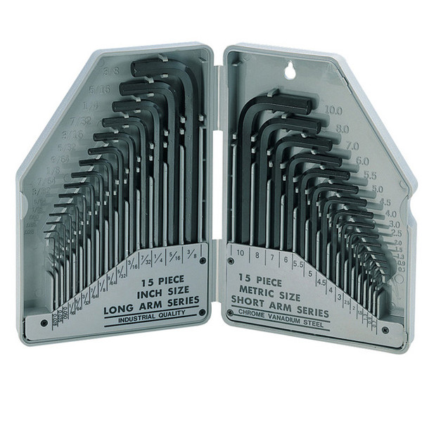 Pro'sKit 900-038 US & Metric Hex Key Set
