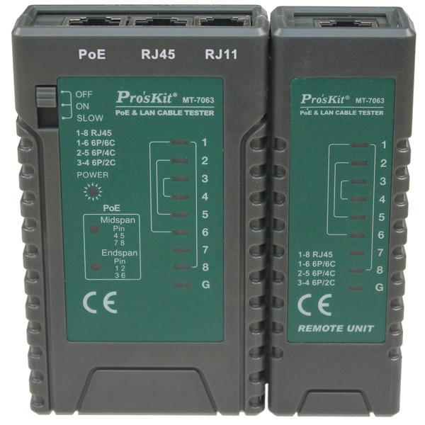 Pro'sKit MT-7063 PoE & LAN Cable Tester