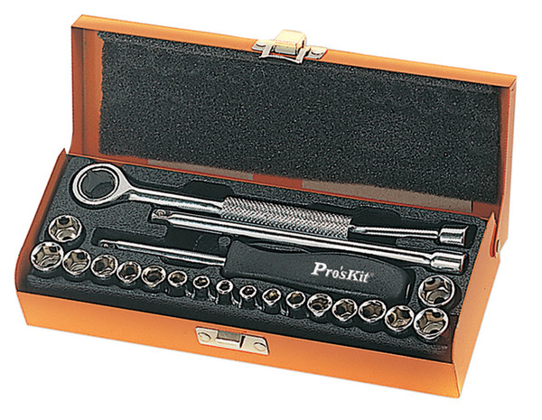 Pro'sKit 900-194 Inch & Metric Socket Set