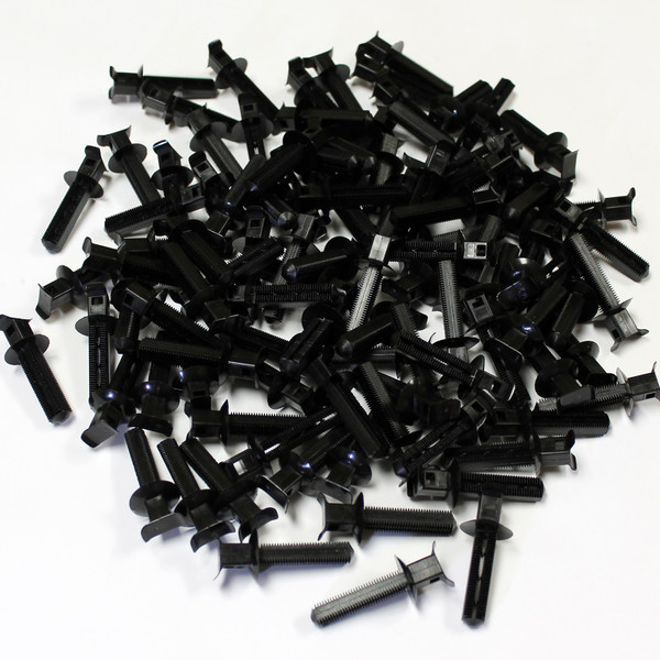 Eclipse 902-569 QuikZip Black Anchor Plugs, 100 Pack