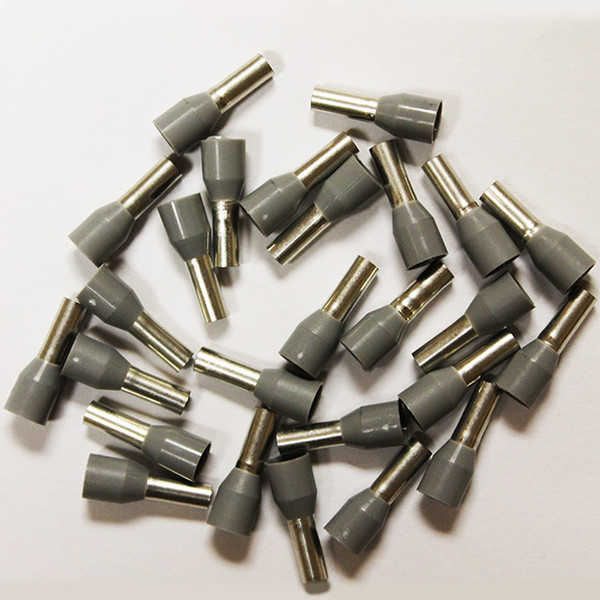 Eclipse 701-035 Gray AWG 12 8mm Barrel Wire Ferrule, 500 Pack